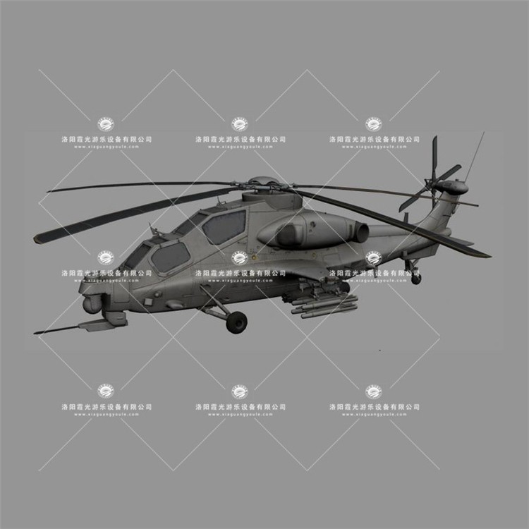 南宁武装直升机3D模型